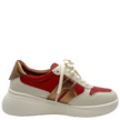 Alfie & Evie Thomas Cream Rosso Leather