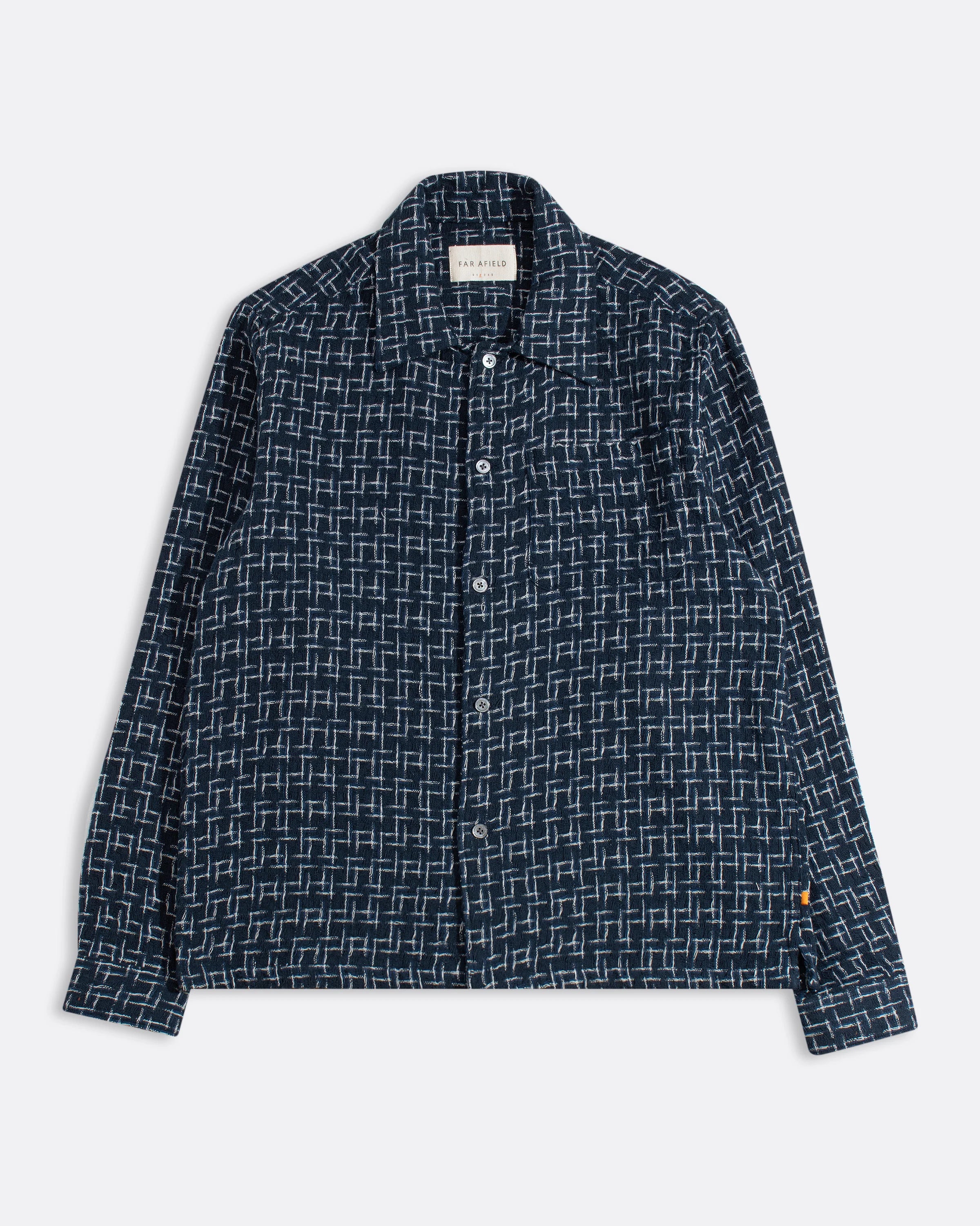 Far Afield Busey Architect Shirt Navy/Multi
