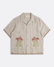 Far Afield Veloso Shirt Embroidered Floral Sand