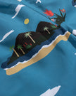 Far Afield Printed Swim Shorts Island Print Blue Multi