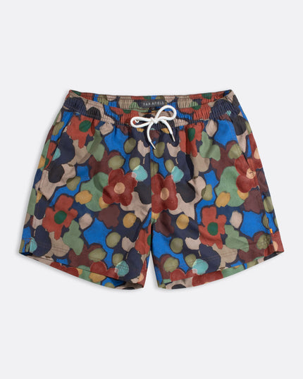 Far Afield Printed Swim Shorts Yami Floral Red Multi