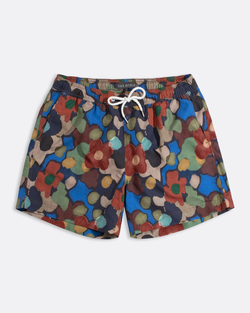 Far Afield Printed Swim Shorts Yami Floral Red Multi