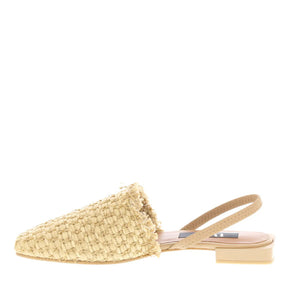 Neo 25002 Raffia Slingback Camello/ Grano