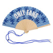 Fisura 'Only Fans' Hand Fan With Gift Box Blue