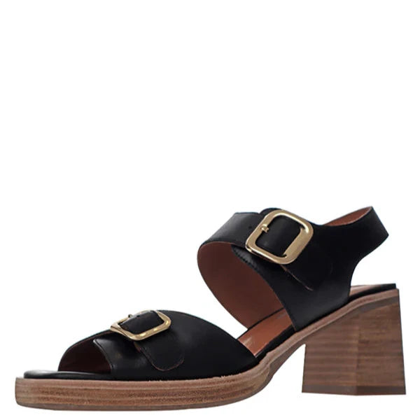 Alfie & Evie Alicia Black Leather