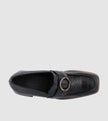 Beau Coops Anella Black Croc Leather