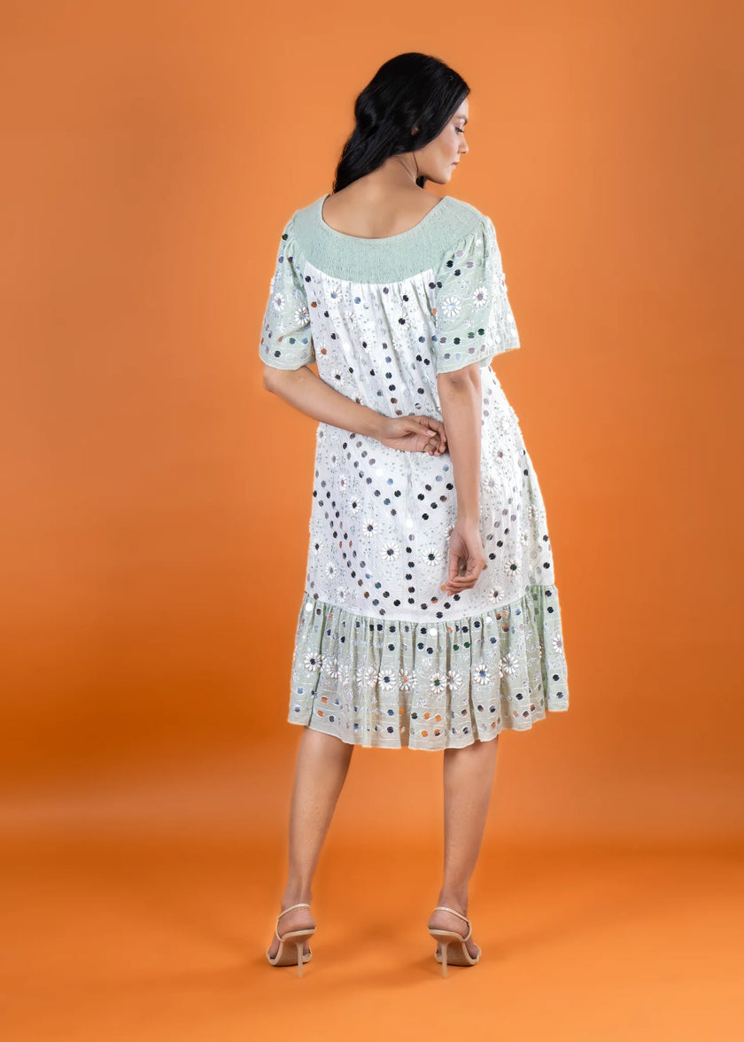 Anannasa Angel Tunic Dress Mint