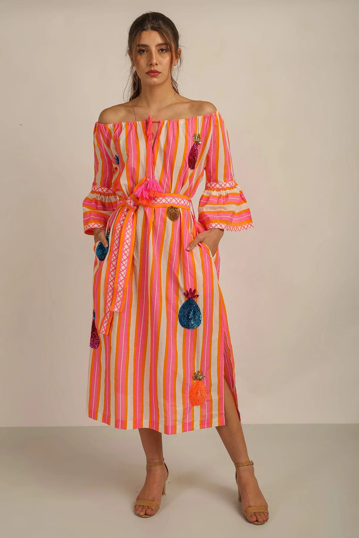 Anannasa Malta Off Shoulder Dress