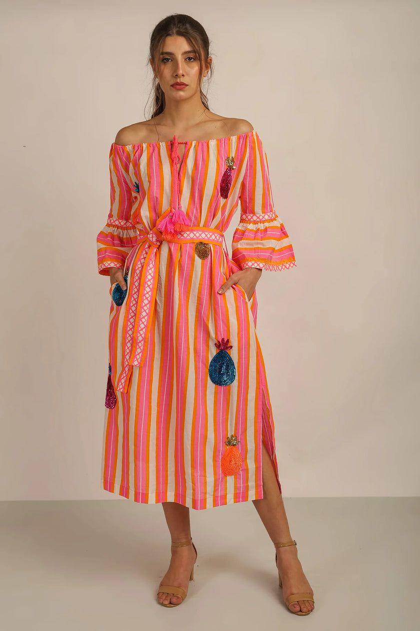 Anannasa Malta Off Shoulder Dress