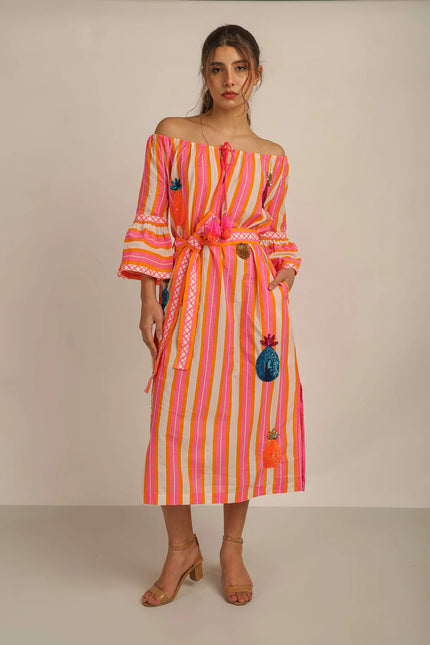 Anannasa Malta Off Shoulder Dress