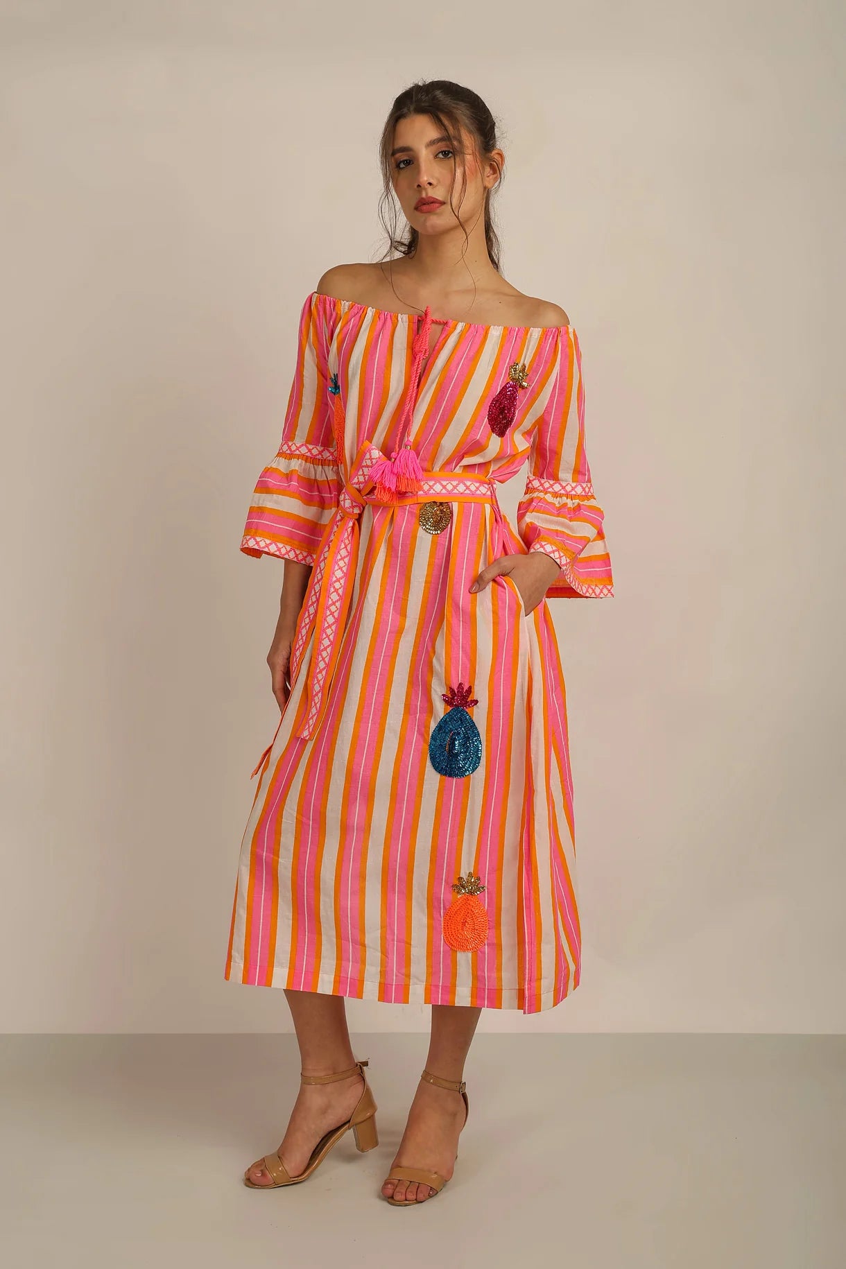 Anannasa Malta Off Shoulder Dress