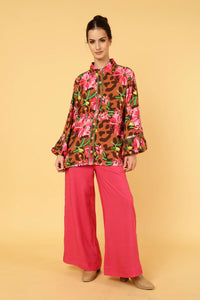 Anannasa Wild Rose Shirt Lined