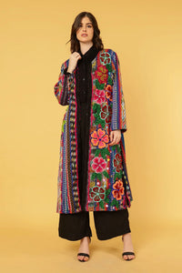 Anannasa Gina Coat Beaded