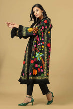 Load image into Gallery viewer, Anannasa Palm Coat Black
