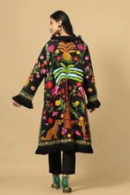 Load image into Gallery viewer, Anannasa Palm Coat Black
