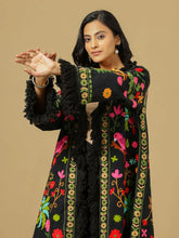 Load image into Gallery viewer, Anannasa Palm Coat Black

