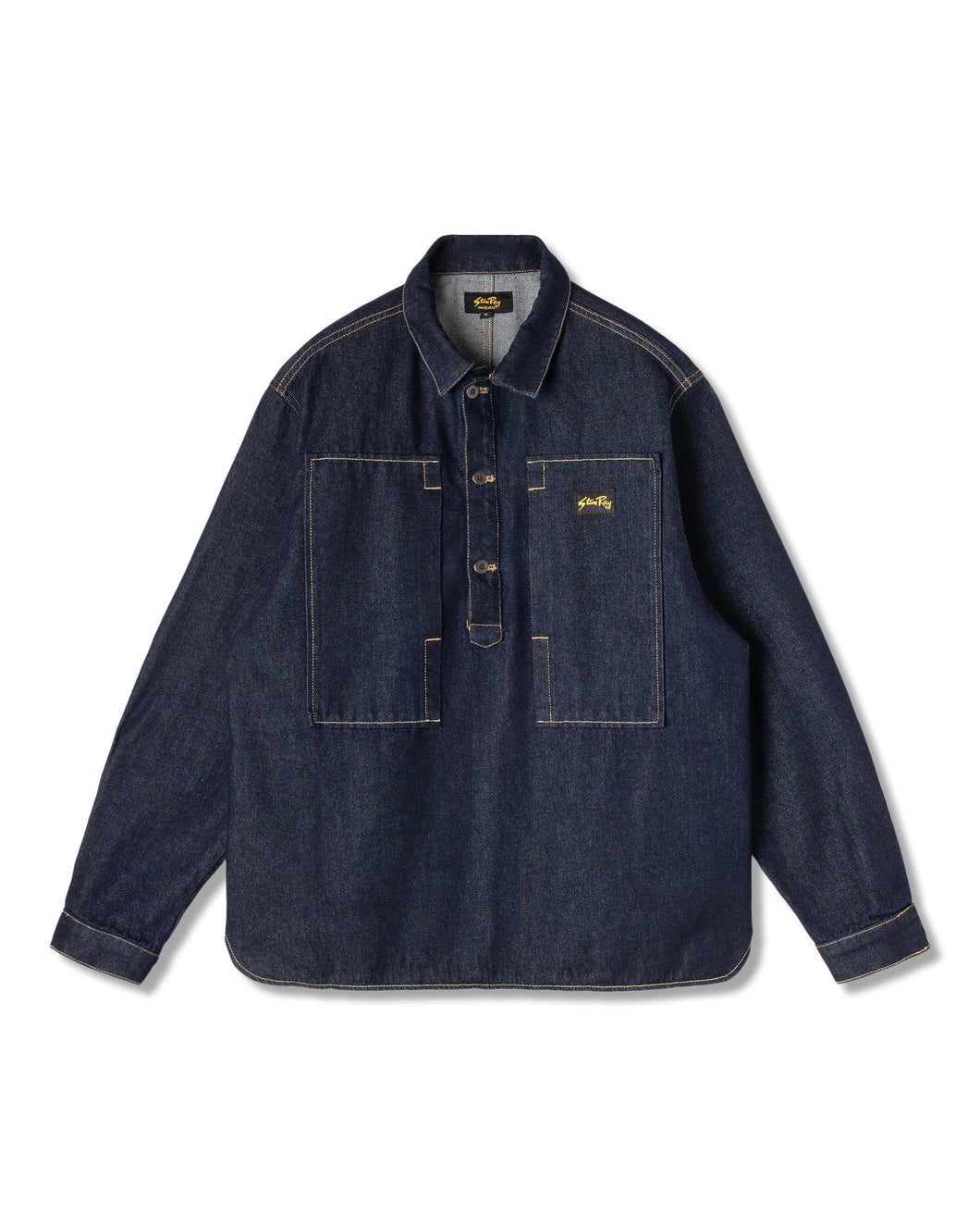 Stan Ray Painters Pop Over Shirt Single Rinse Denim