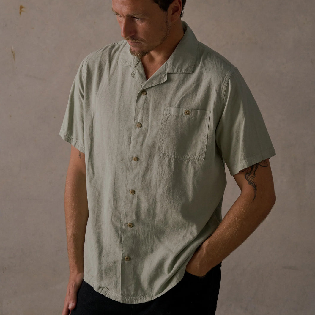 McTavish Everyday Hemp Shirt Light Green