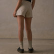 McTavish Double Pleated Twill Shorts Light Tan