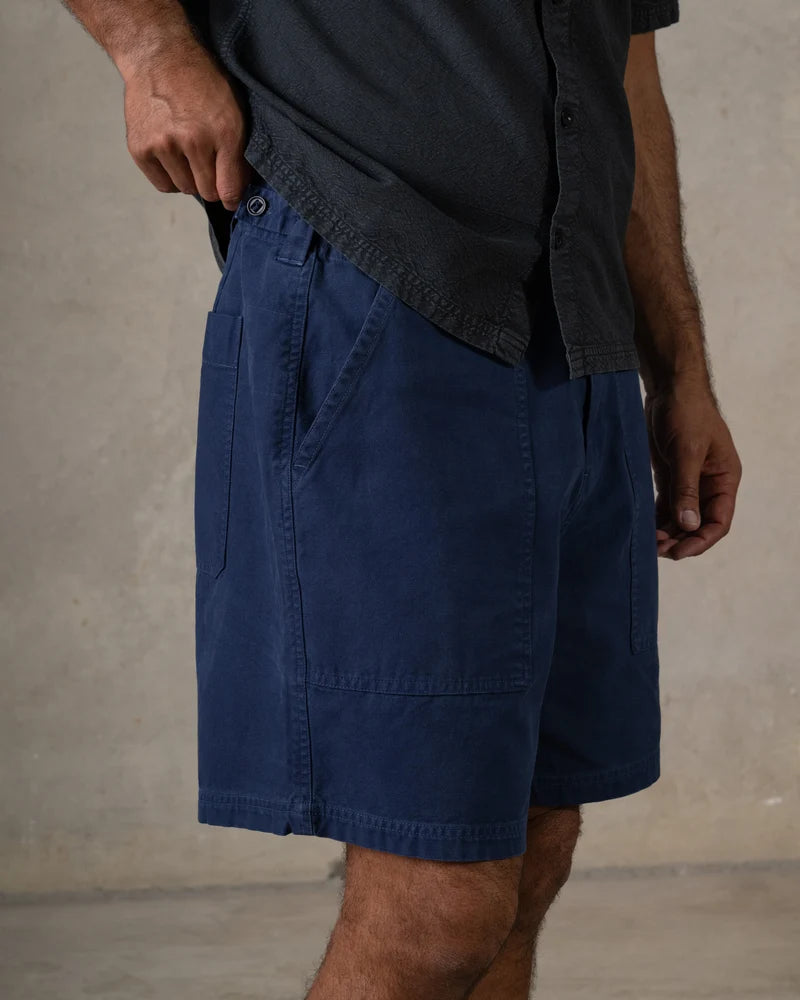 McTavish Workwear Shorts Dark Blue