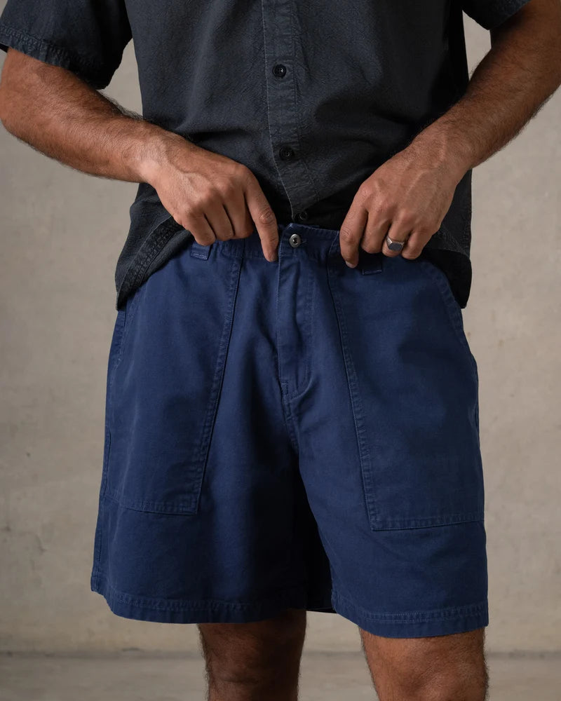 McTavish Workwear Shorts Dark Blue