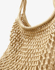 Angels Whisper Marcie Knotted Net Shoulder Bag Tan