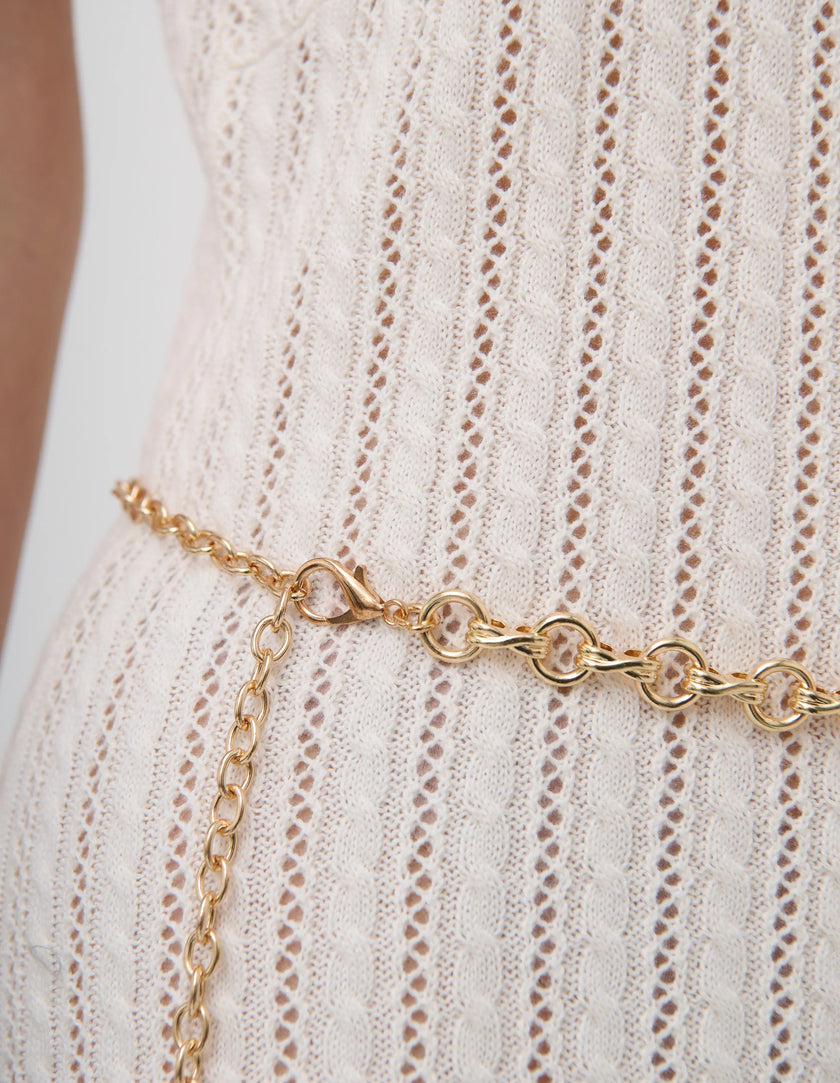 Angels Whisper Veya Link Chain Belt Gold