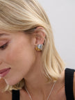 Angels Whisper Olivia Mix Metal Statement Earrings