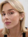 Angels Whisper Olivia Mix Metal Statement Earrings