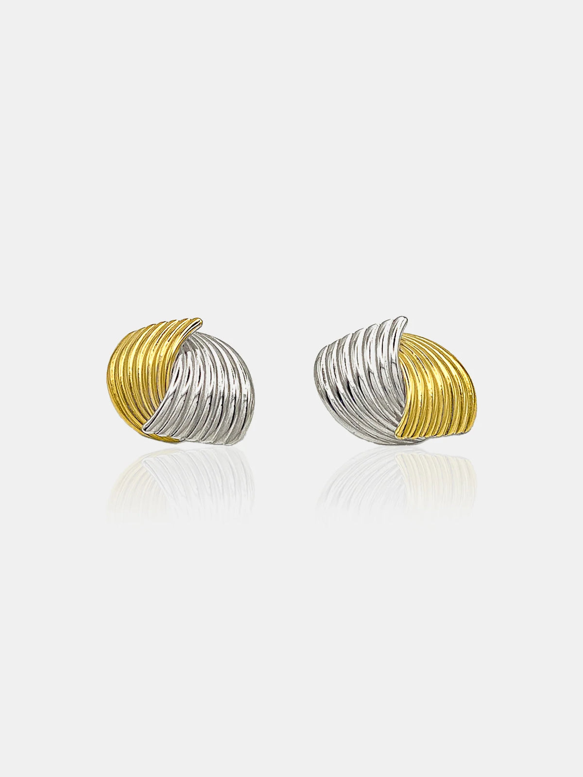 Angels Whisper Olivia Mix Metal Statement Earrings