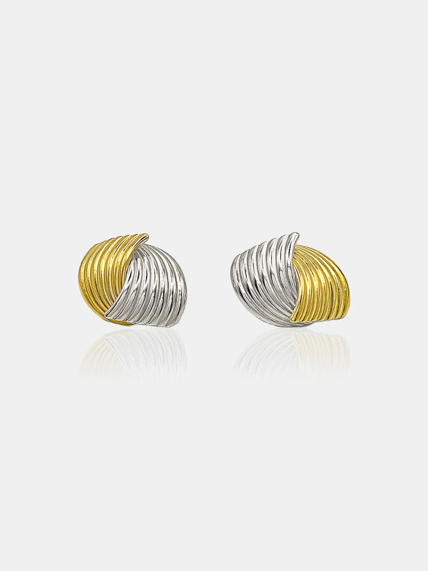 Angels Whisper Olivia Mix Metal Statement Earrings