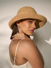 Load image into Gallery viewer, Angels Whisper Raffia Cruise Summer Hat
