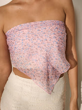 Load image into Gallery viewer, Angels Whisper Pink Daisy Print Bandana
