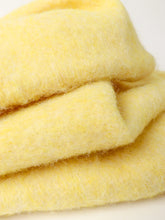 Load image into Gallery viewer, Angels Whisper Betty Fluffy Scarf Lemon
