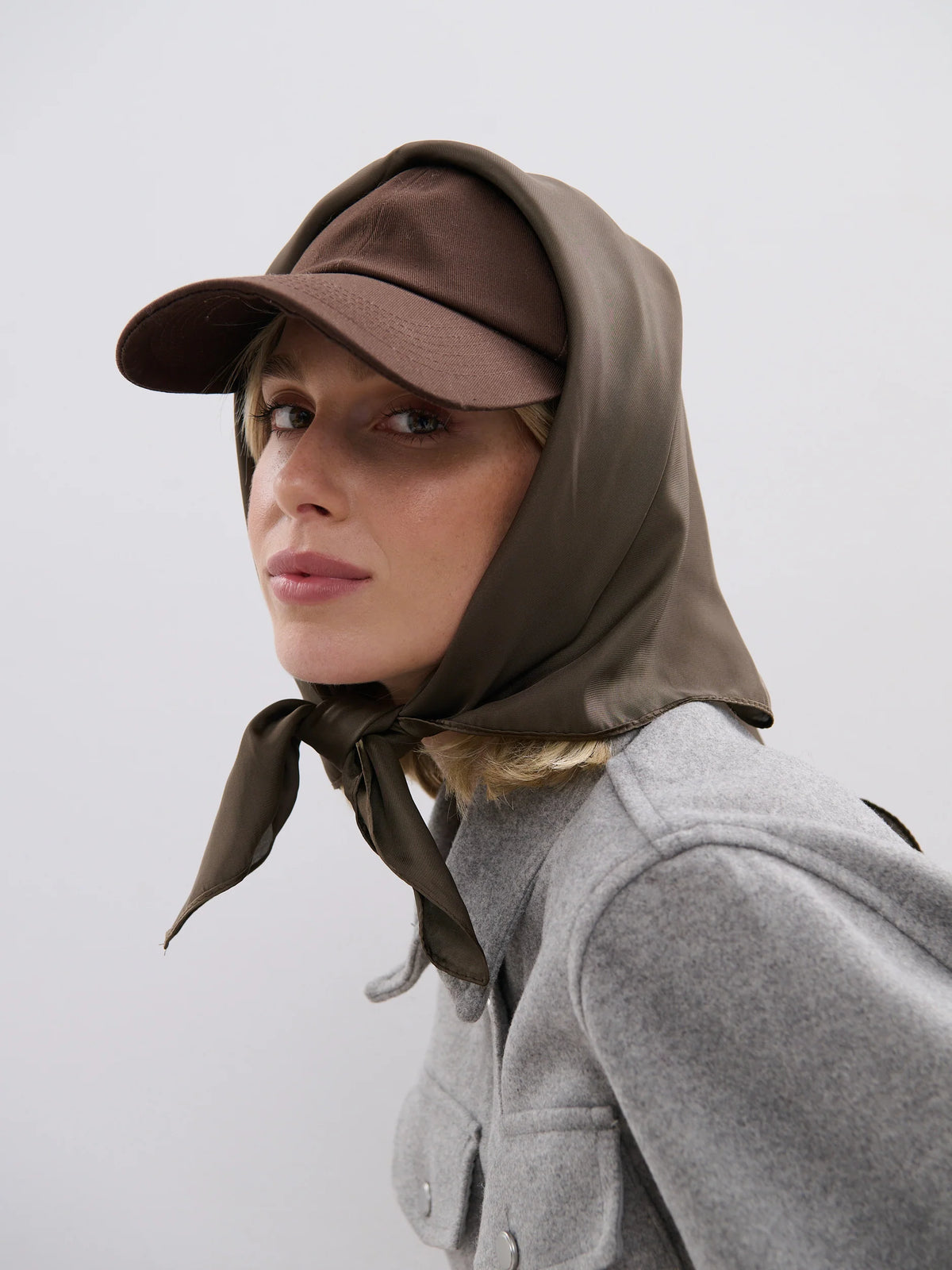Angels Whisper Mocha Plain Bandana