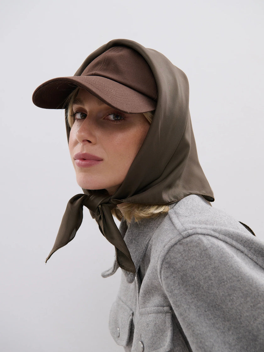 Angels Whisper Mocha Plain Bandana