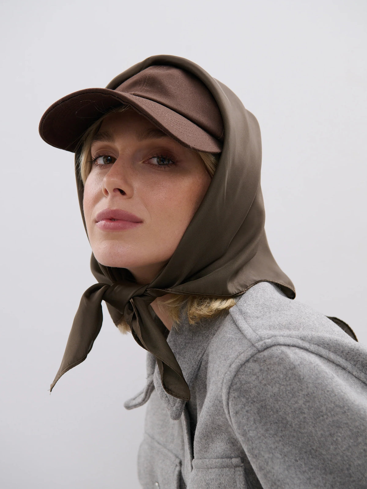 Angels Whisper Mocha Plain Bandana