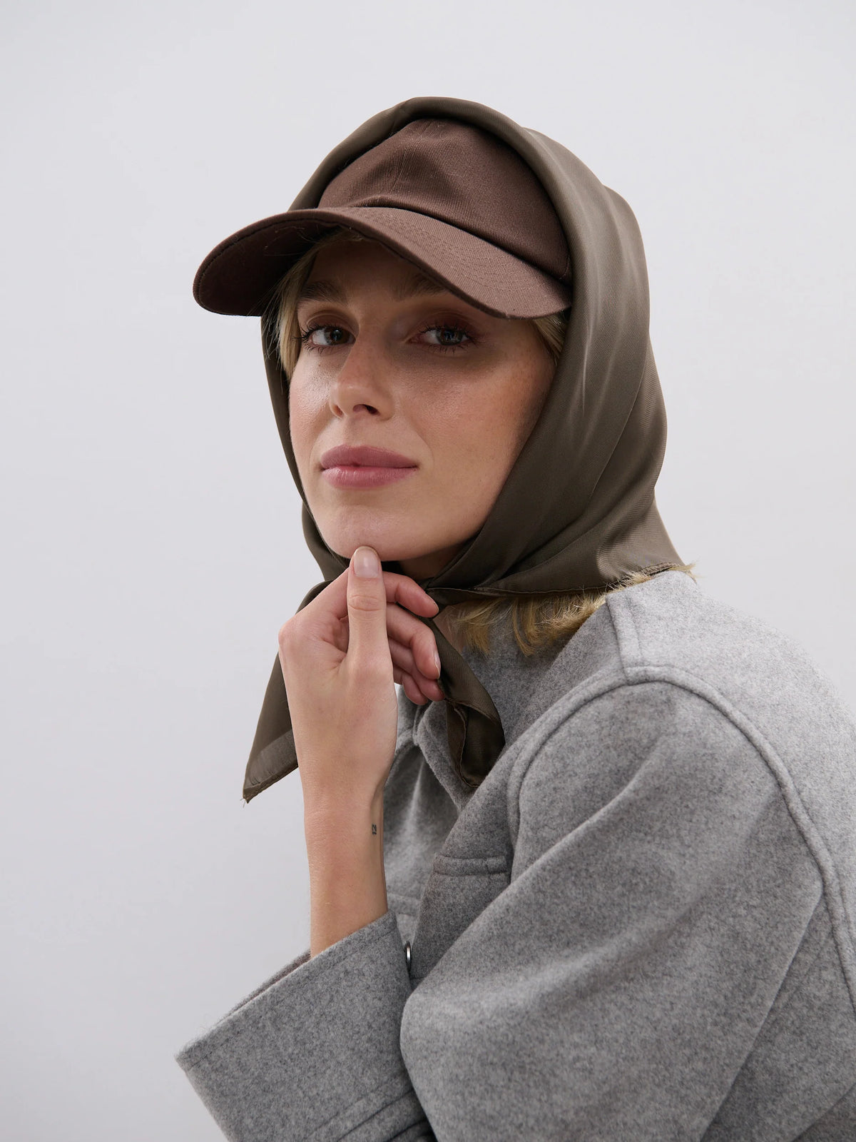 Angels Whisper Mocha Plain Bandana
