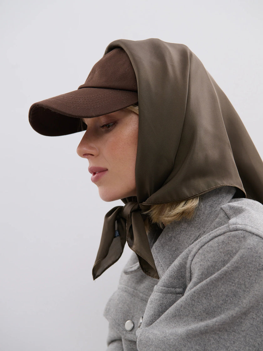 Angels Whisper Mocha Plain Bandana
