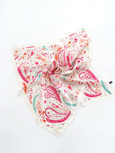 Angels Whisper Camile Patterned Bandana Scarf Pink