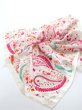 Load image into Gallery viewer, Angels Whisper Camile Patterned Bandana Scarf Pink
