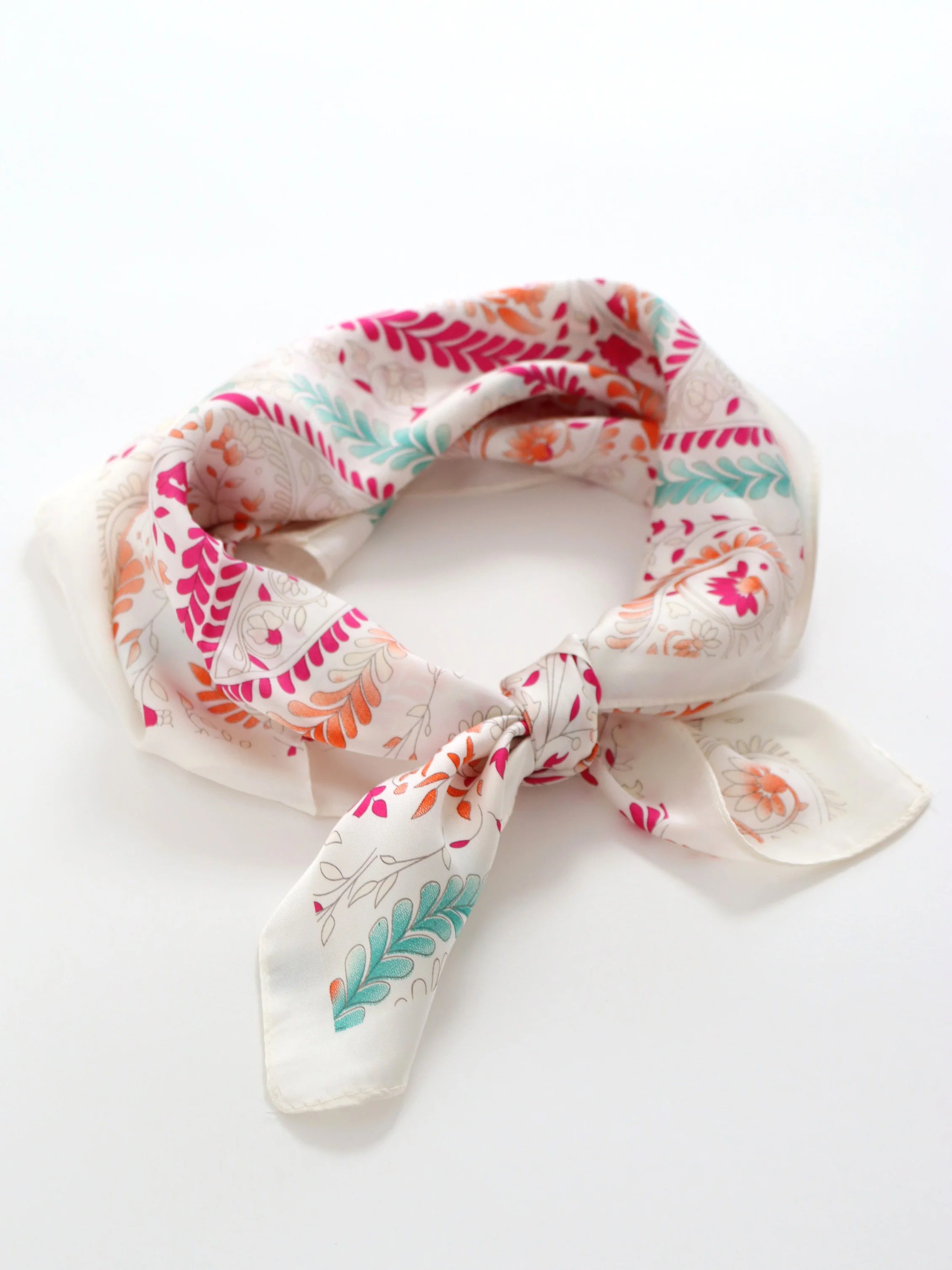 Angels Whisper Camile Patterned Bandana Scarf Pink
