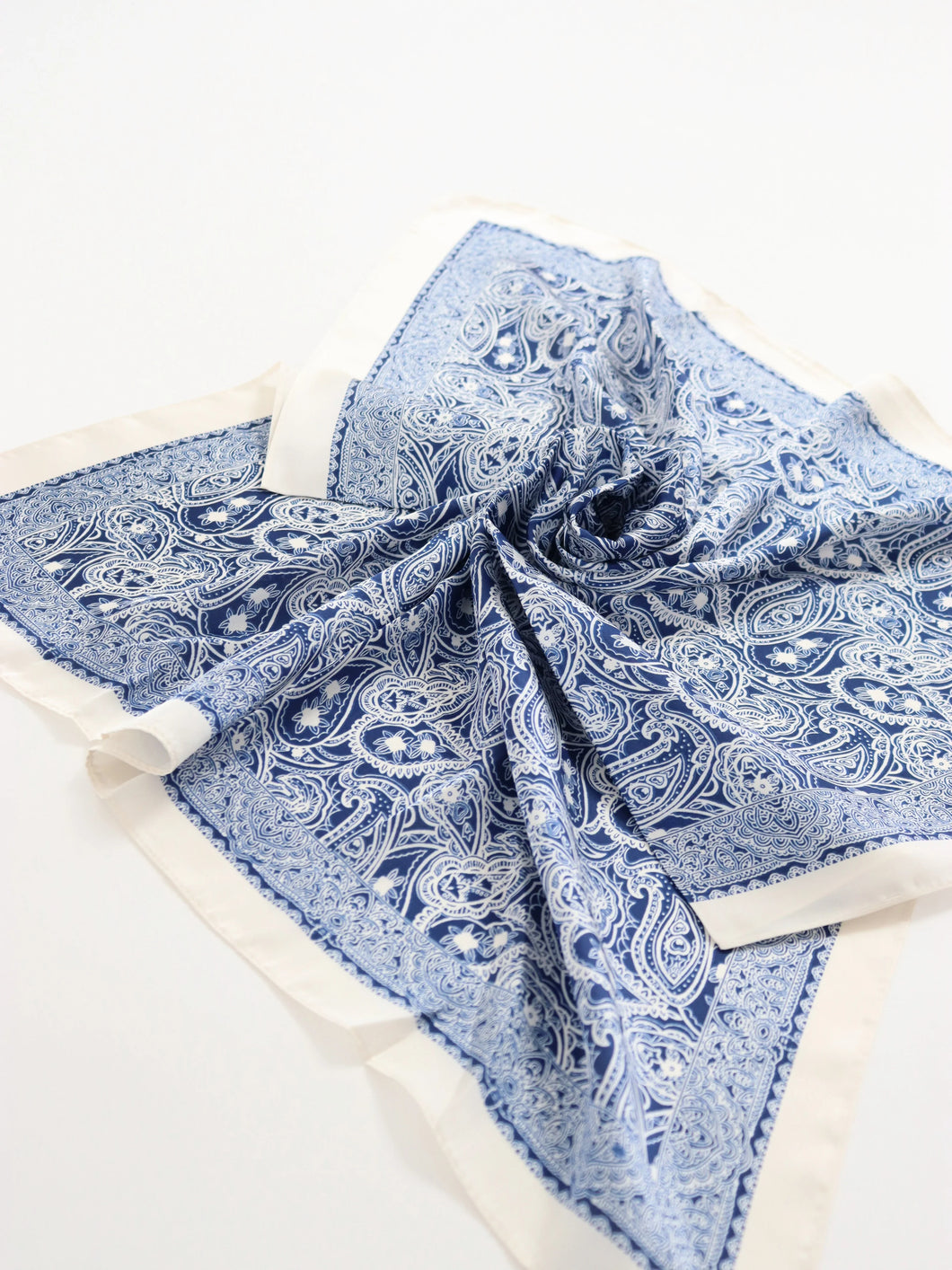 Angels Whisper Indie Paisley Bandana Scarf Blue