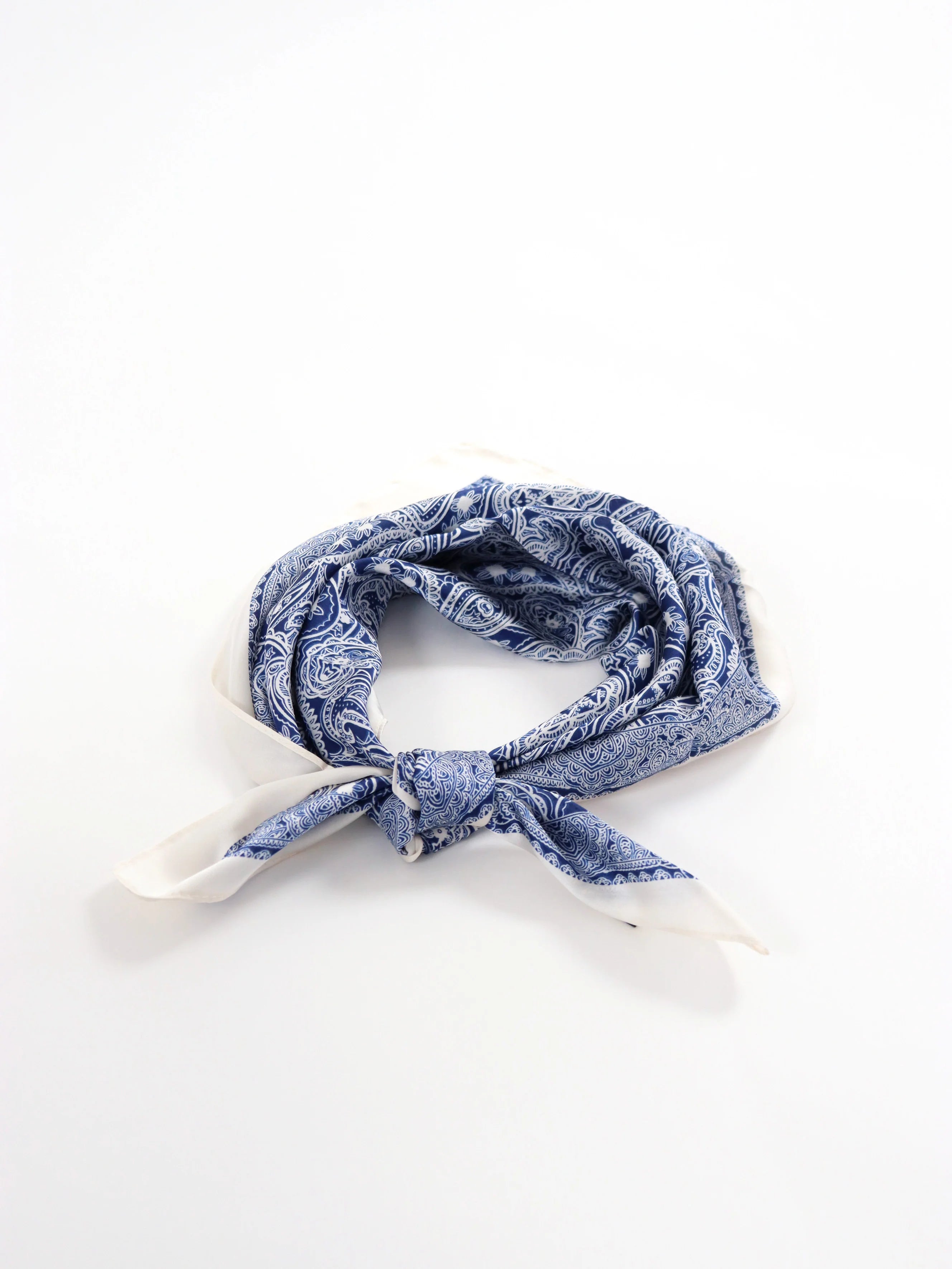 Angels Whisper Indie Paisley Bandana Scarf Blue