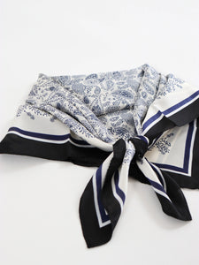 Angels Whisper Freya Paisley Bandana Scarf Blue