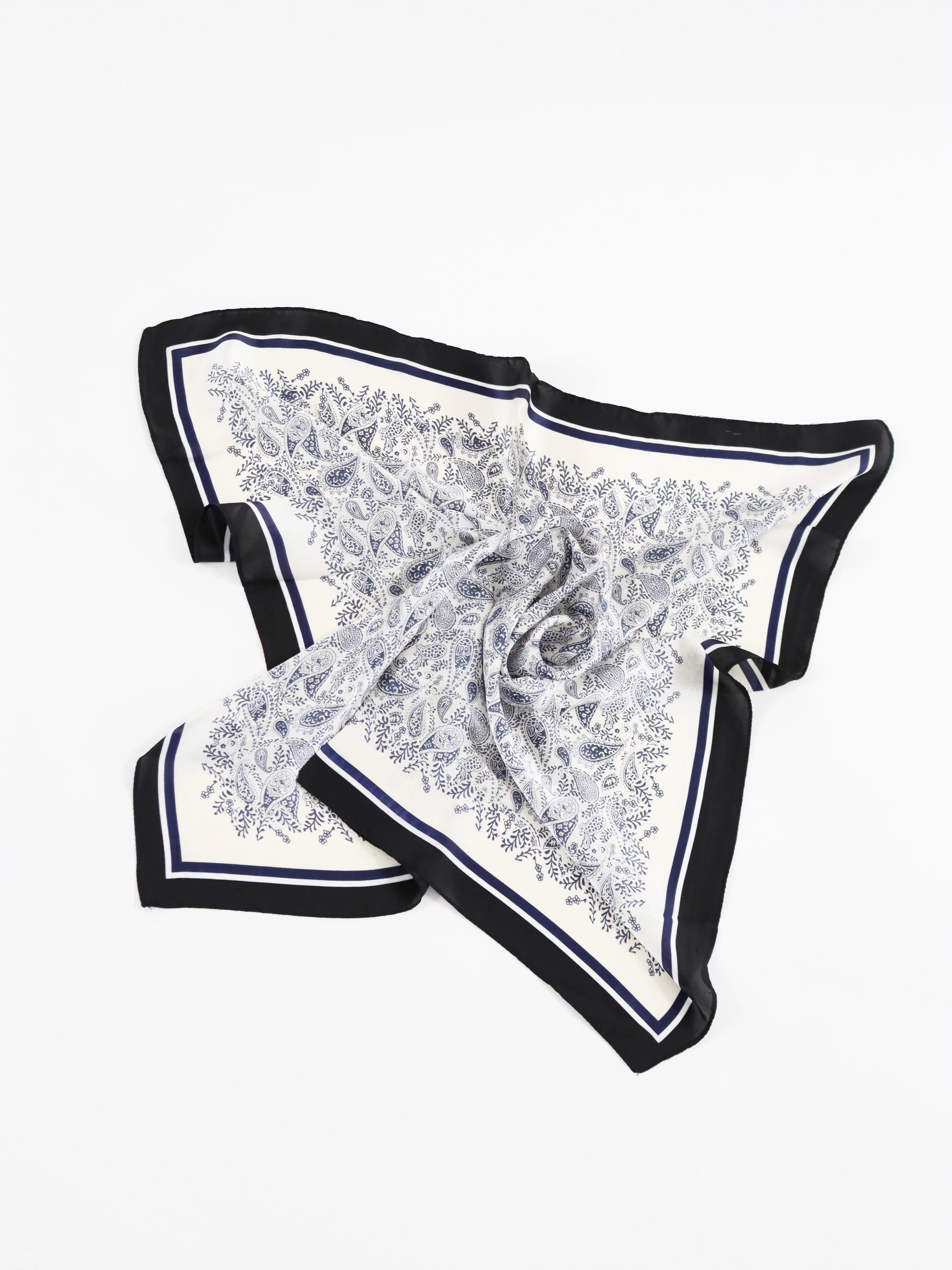 Angels Whisper Freya Paisley Bandana Scarf Blue