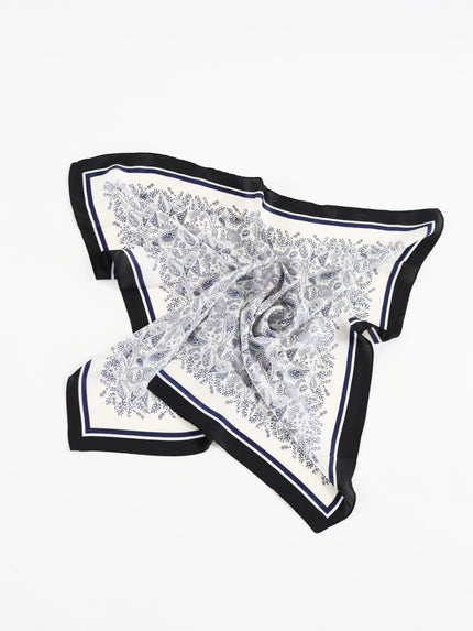 Angels Whisper Freya Paisley Bandana Scarf Blue