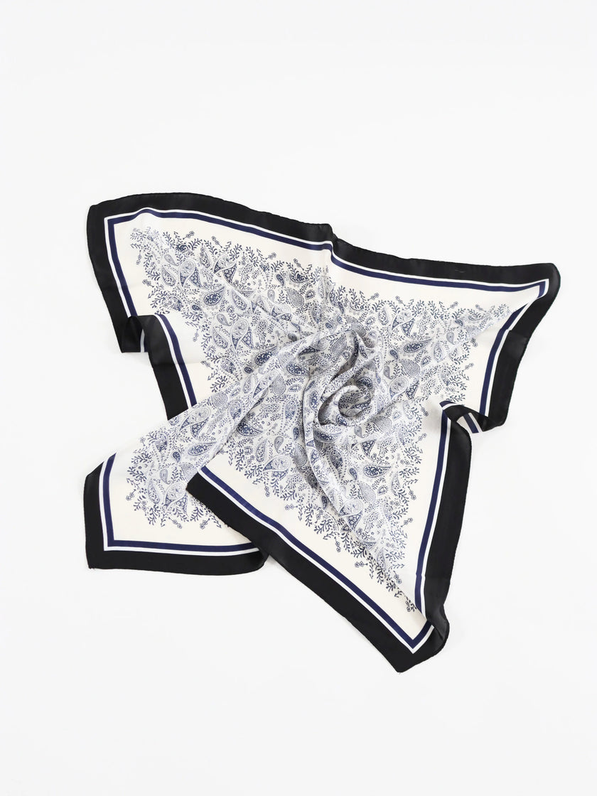 Angels Whisper Freya Paisley Bandana Scarf Blue