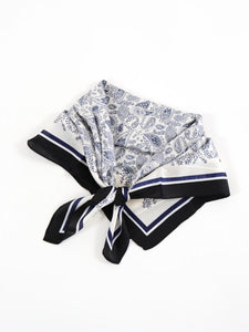 Angels Whisper Freya Paisley Bandana Scarf Blue