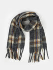 Angels Whisper Classic Check Scarf Grey